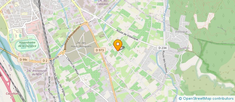 localisation de l'entreprise MONSIEUR YVES BELLIEUD  CAVAILLON