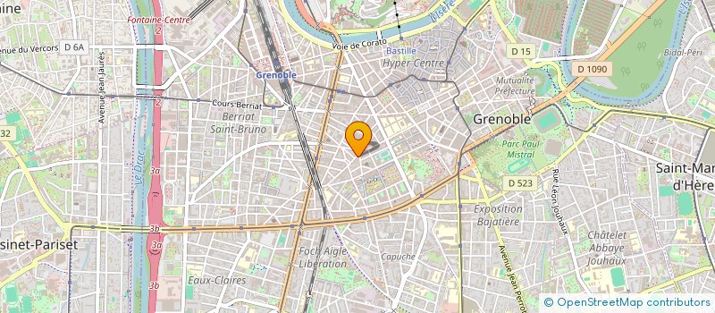 localisation de l'entreprise MONSIEUR YVES BELLIOT  GRENOBLE