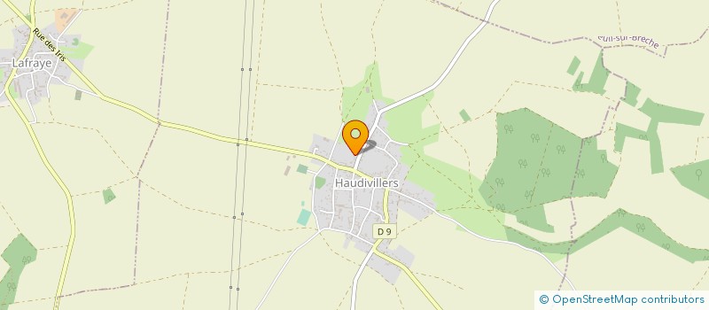 localisation de l'entreprise MONSIEUR YVES BELLOEIL  HAUDIVILLERS