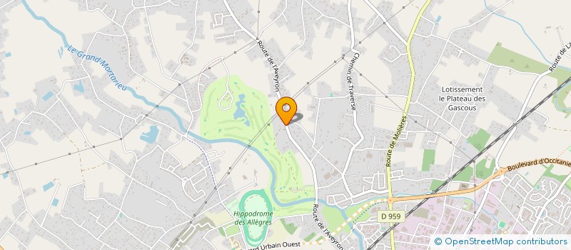 localisation de l'entreprise MONSIEUR YVES BENATTAR  MONTAUBAN