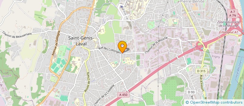 localisation de l'entreprise MONSIEUR YVES BENCHITRITE à SAINT-GENIS-LAVAL