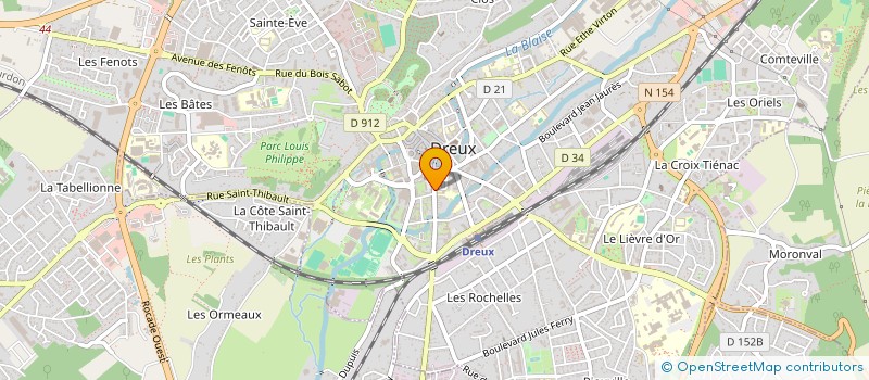 localisation de l'entreprise MONSIEUR YVES BENOIST à DREUX