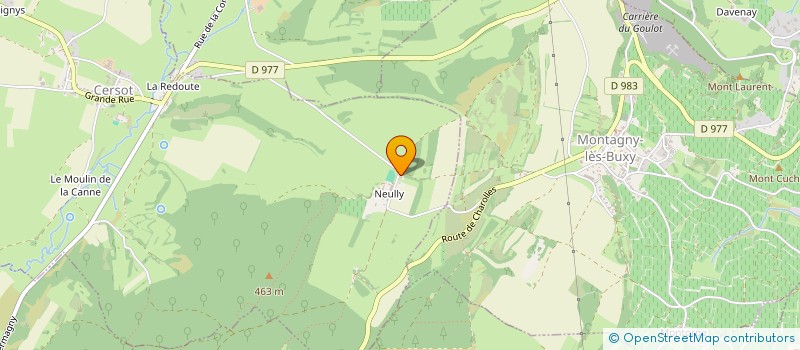 localisation de l'entreprise MONSIEUR YVES BENOIT  CERSOT