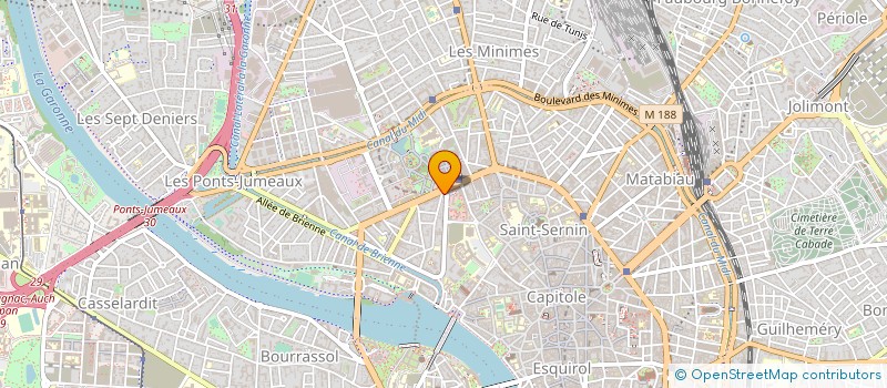 localisation de l'entreprise MONSIEUR YVES BENOIT à TOULOUSE