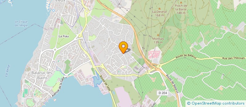 localisation de l'entreprise MONSIEUR YVES BENTINI  BALARUC-LES-BAINS