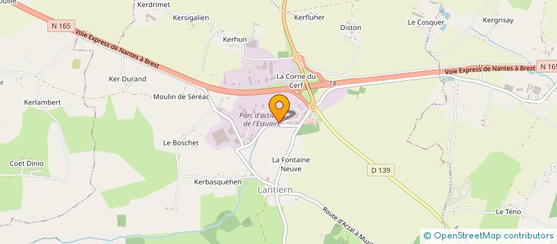 localisation de l'entreprise MONSIEUR YVES BERRIER à ARZAL