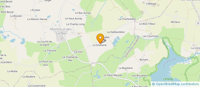 localisation de l'entreprise MONSIEUR YVES BERTHELEU  CHATILLON-EN-VENDELAIS