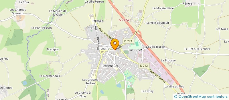 localisation de l'entreprise MONSIEUR YVES BERTHEU  BROONS