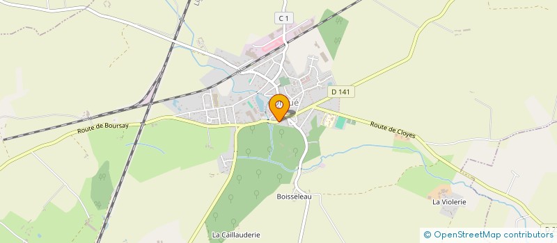 localisation de l'entreprise MONSIEUR YVES BERTOUY  DROUE