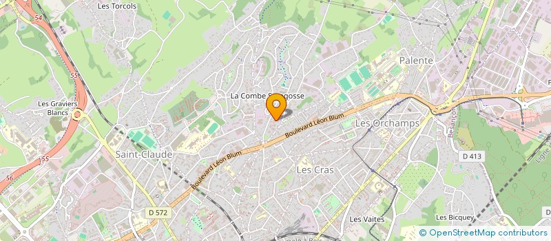 localisation de l'entreprise MONSIEUR YVES BERTRAND à BESANCON