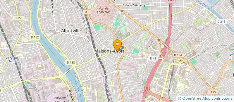 localisation de l'entreprise MONSIEUR YVES BESCOND  MAISONS-ALFORT