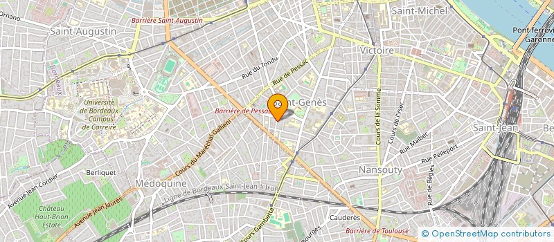 localisation de l'entreprise MONSIEUR YVES BIANCO BRUN  BORDEAUX