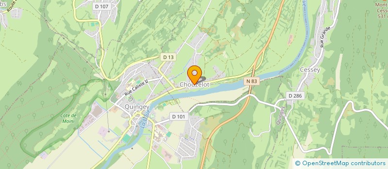localisation de l'entreprise MONSIEUR YVES BILLOD-LAILLET à CHOUZELOT