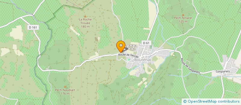 localisation de l'entreprise MONSIEUR YVES BILLOT  BOUTENAC