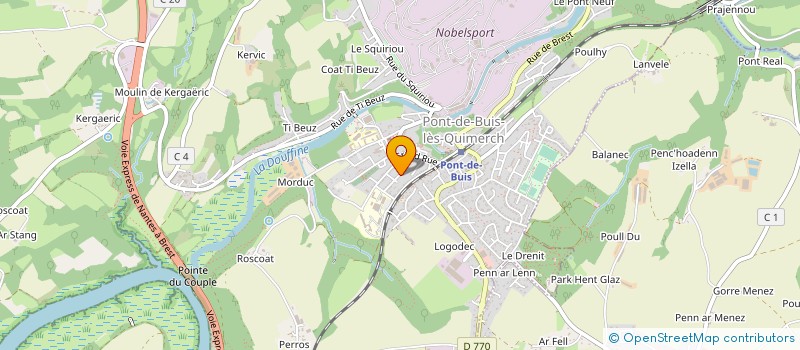 localisation de l'entreprise MONSIEUR YVES BILY  PONT-DE-BUIS-LES-QUIMERCH
