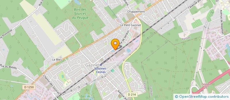 localisation de l'entreprise MONSIEUR YVES BISENSANG  CESTAS