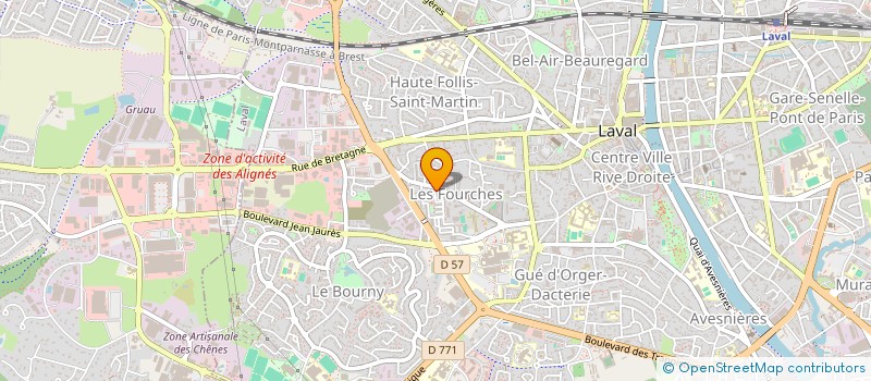 localisation de l'entreprise MONSIEUR YVES BISSA BISSA à LAVAL