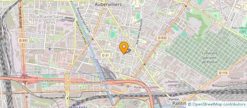 localisation de l'entreprise MONSIEUR YVES BITTAR à AUBERVILLIERS