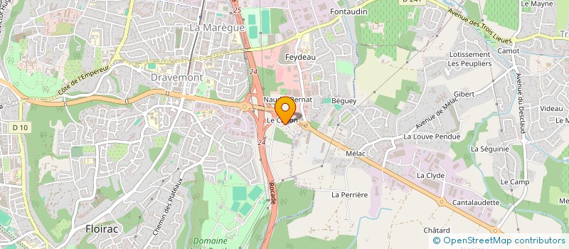 localisation de l'entreprise MONSIEUR YVES BLANC à FLOIRAC
