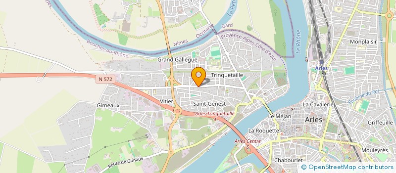 localisation de l'entreprise MONSIEUR YVES BLANC à ARLES