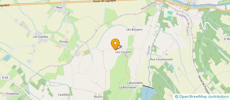 localisation de l'entreprise MONSIEUR YVES BLANC  VAISSAC