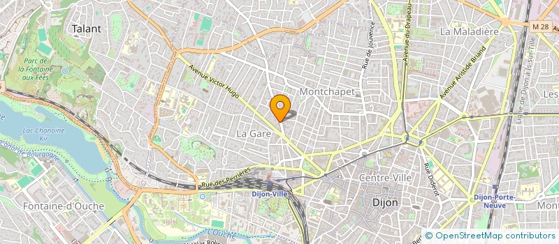 localisation de l'entreprise MONSIEUR YVES BLANCHE à DIJON