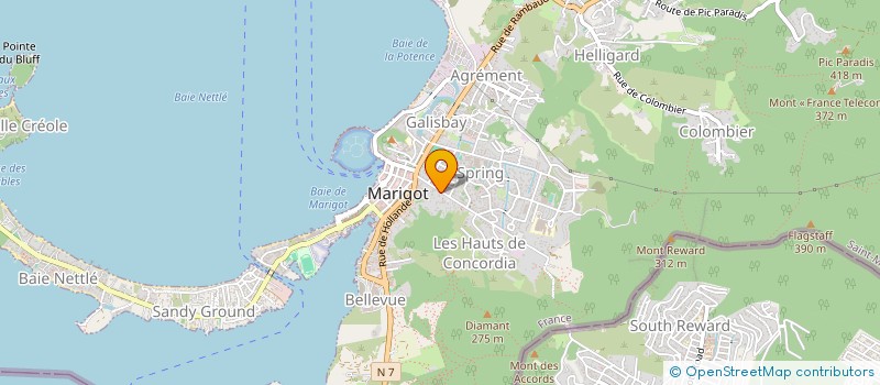 localisation de l'entreprise MONSIEUR YVES BLANCHET  SAINT MARTIN