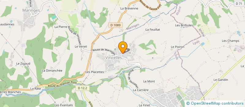 localisation de l'entreprise MONSIEUR YVES BLANCHON  MARINGES