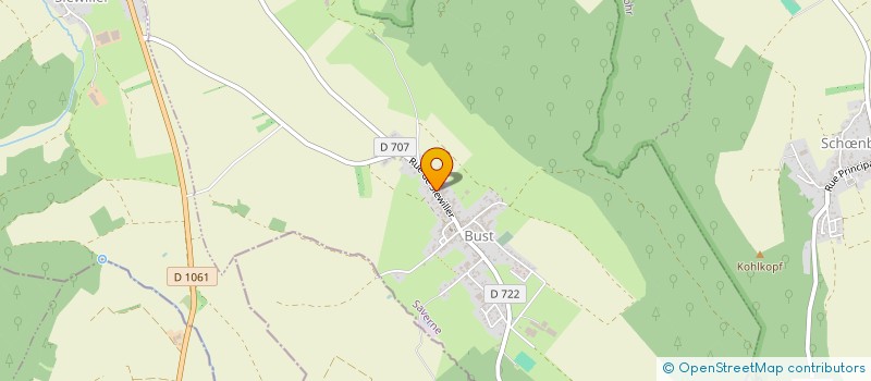 localisation de l'entreprise MONSIEUR YVES BLINDAUER  BUST