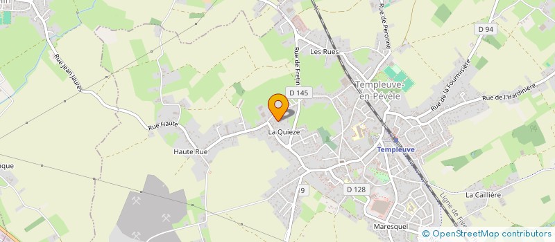 localisation de l'entreprise MONSIEUR YVES BLONDEL  TEMPLEUVE-EN-PEVELE