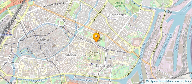 localisation de l'entreprise MONSIEUR YVES BOLLA à STRASBOURG