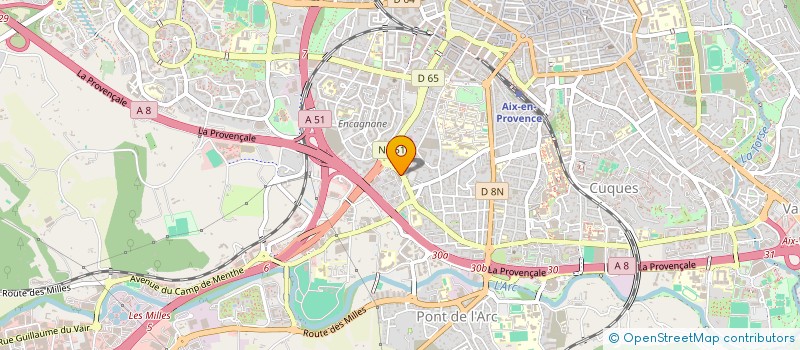localisation de l'entreprise MONSIEUR YVES BOLLA à AIX-EN-PROVENCE
