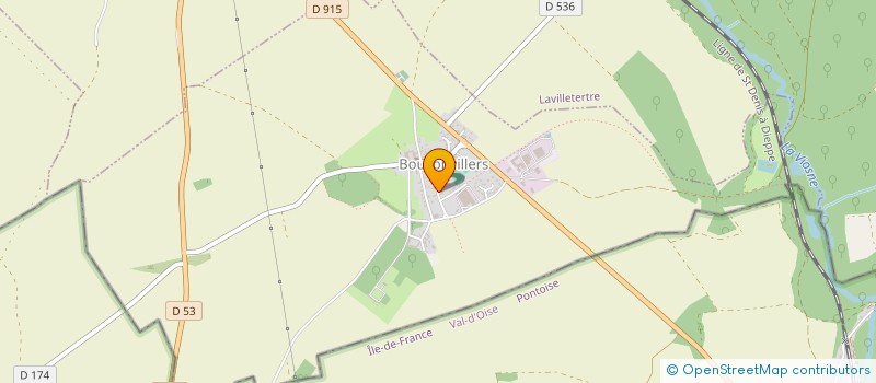 localisation de l'entreprise MONSIEUR YVES BONDUELLE  PARNES