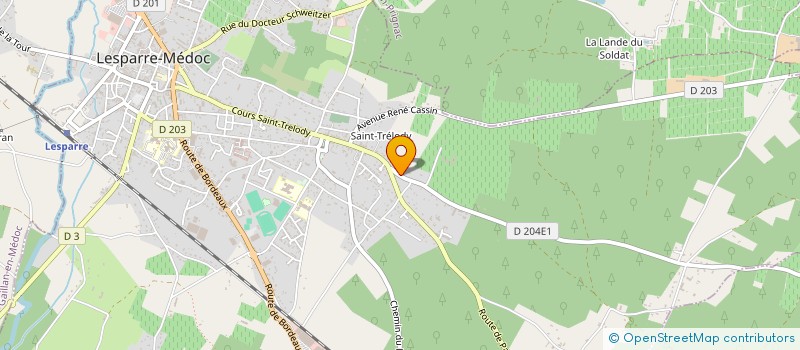 localisation de l'entreprise MONSIEUR YVES BONGRAND à LESPARRE-MEDOC