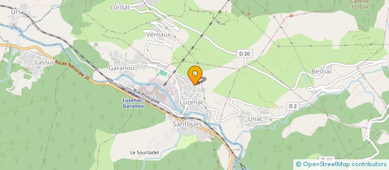 localisation de l'entreprise MONSIEUR YVES BONIFACE à LUZENAC