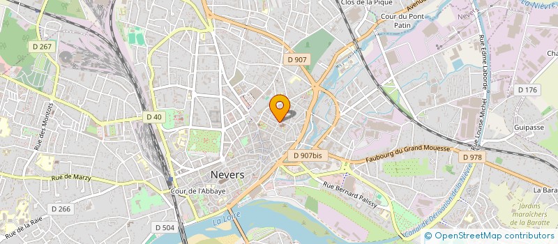 localisation de l'entreprise MONSIEUR YVES BONIN à NEVERS