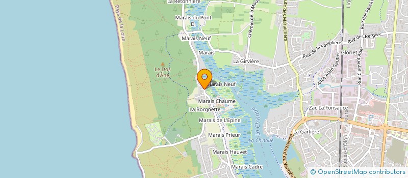 localisation de l'entreprise MONSIEUR YVES BONIS à LES SABLES D'OLONNE