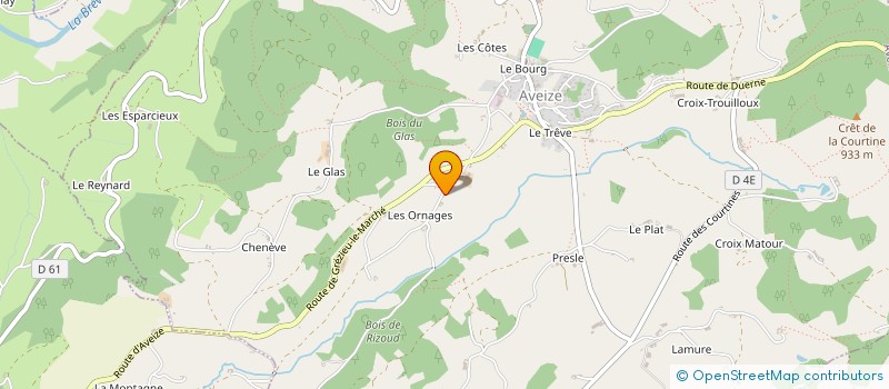 localisation de l'entreprise MONSIEUR YVES BONNARD à AVEIZE