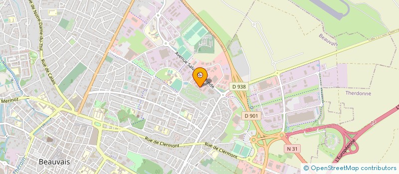 localisation de l'entreprise MONSIEUR YVES BONTE  BEAUVAIS