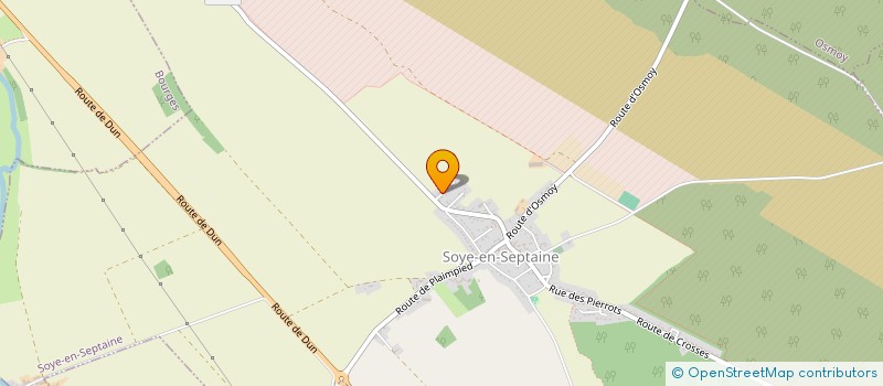 localisation de l'entreprise MONSIEUR YVES BORDINAT  SOYE-EN-SEPTAINE