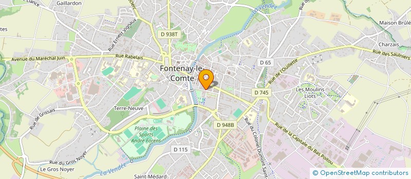 localisation de l'entreprise MONSIEUR YVES BORDONNEAU à FONTENAY-LE-COMTE