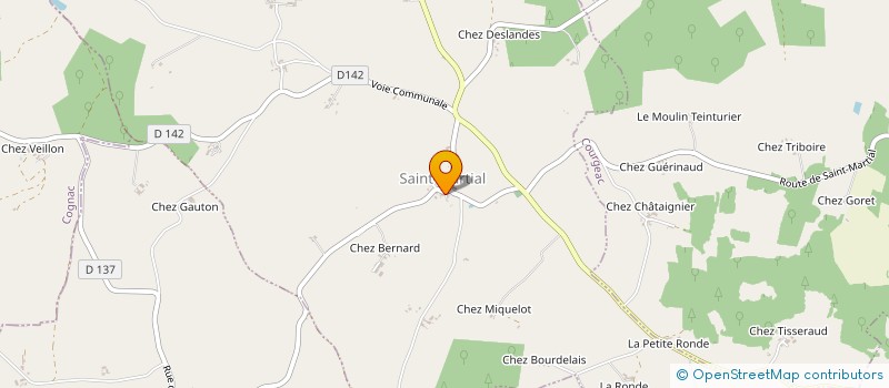 localisation de l'entreprise MONSIEUR YVES BORDRON à SAINT-MARTIAL
