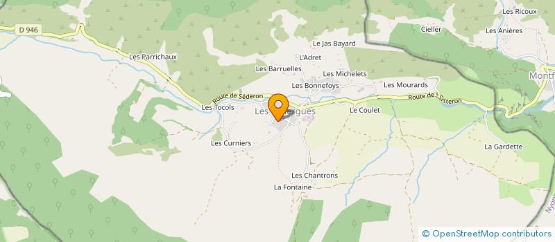 localisation de l'entreprise MONSIEUR YVES BOREL à LES OMERGUES
