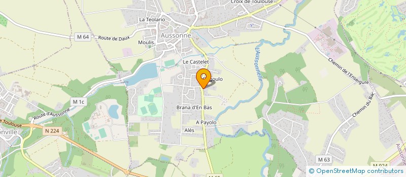 localisation de l'entreprise MONSIEUR YVES BOSC à AUSSONNE