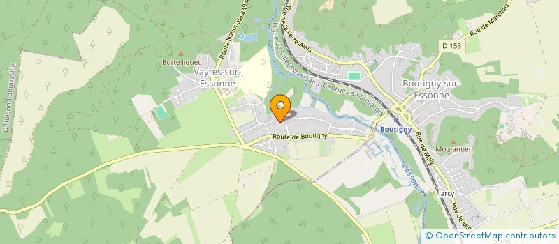 localisation de l'entreprise MONSIEUR YVES BOSREDON  VAYRES-SUR-ESSONNE