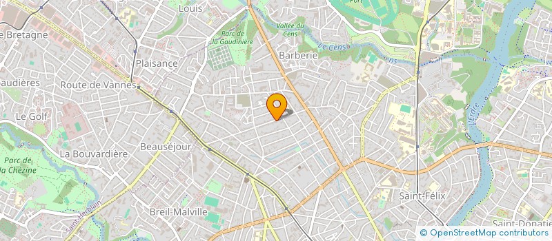 localisation de l'entreprise MONSIEUR YVES BOUCHART à NANTES