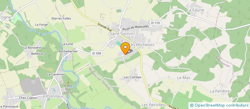 localisation de l'entreprise MONSIEUR YVES BOUCHAUD à SAINT-SORNIN