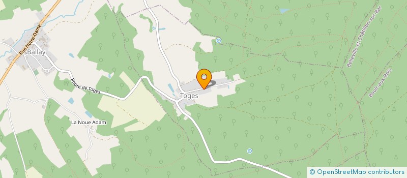 localisation de l'entreprise MONSIEUR YVES BOUCHE  TOGES