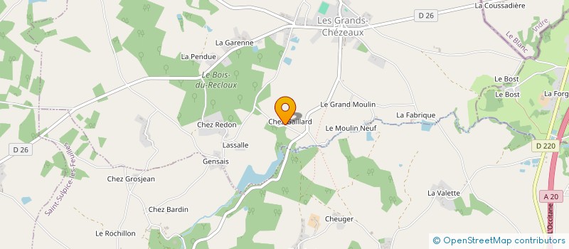 localisation de l'entreprise MONSIEUR YVES BOUCHEZ à LES GRANDS-CHEZEAUX