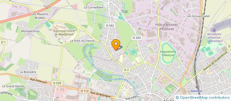 localisation de l'entreprise MONSIEUR YVES BOUEXEL à DAMIGNY